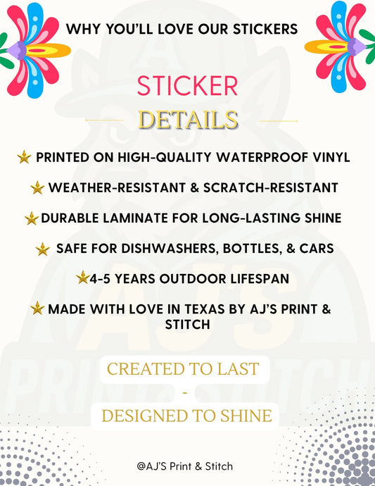 Cute Halloween Sticker Pack | 12 Kawaii Spooky Vinyl Stickers | Waterproof 4"x4" Designs for Laptop, Planner & Water Bottle