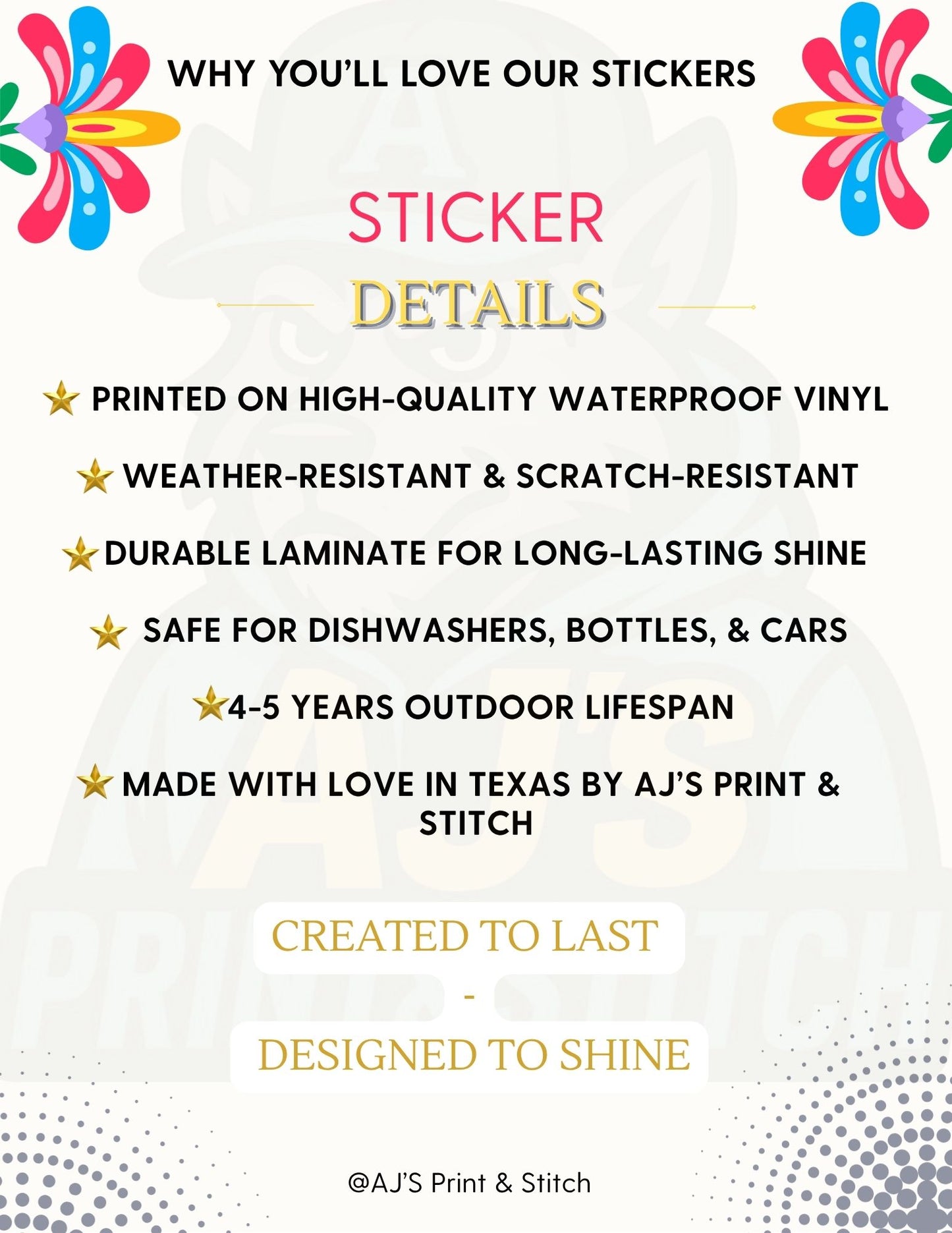 Cute Halloween Sticker Pack | 12 Kawaii Spooky Vinyl Stickers | Waterproof 4"x4" Designs for Laptop, Planner & Water Bottle